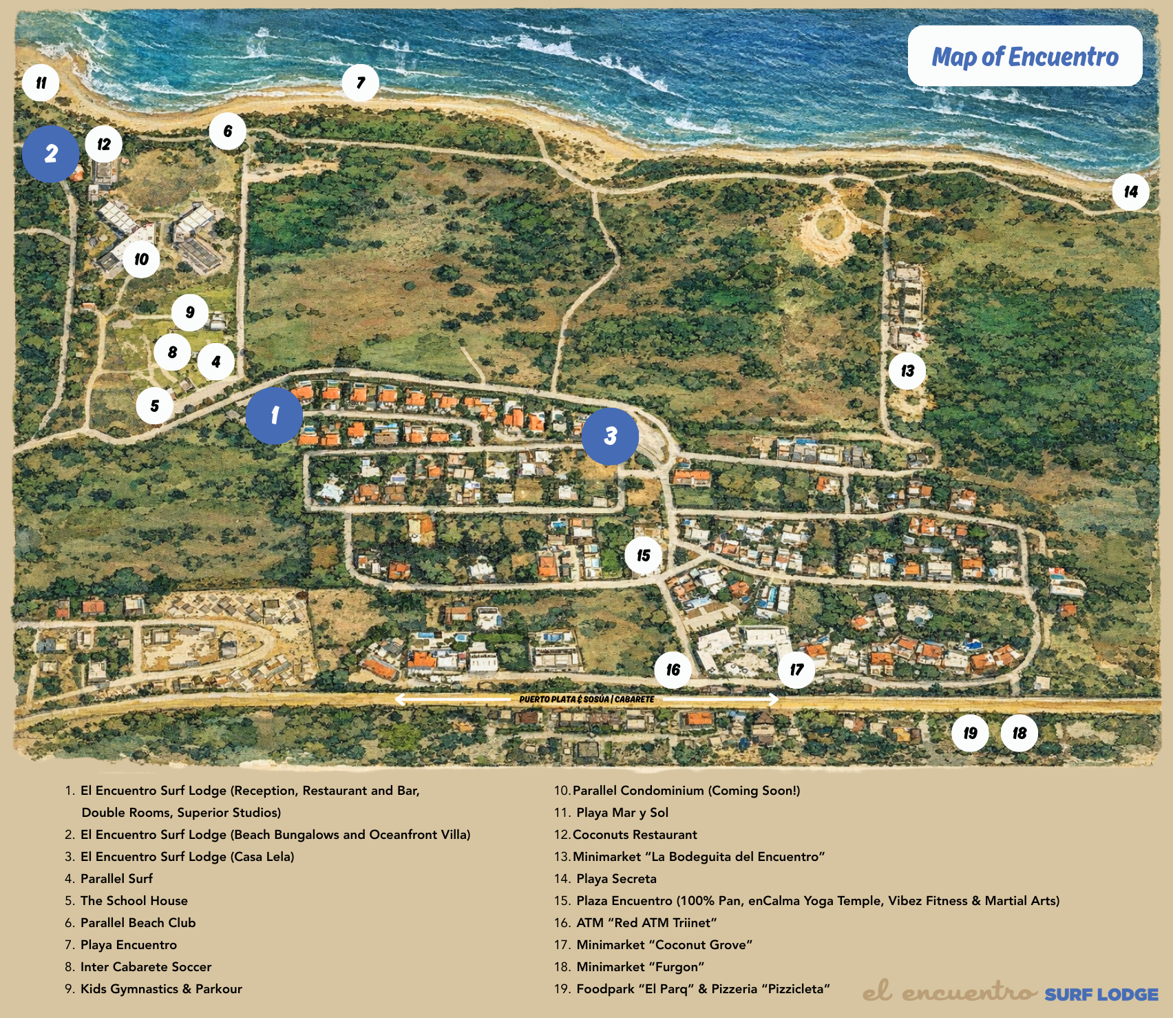 El encuentro suflodge map